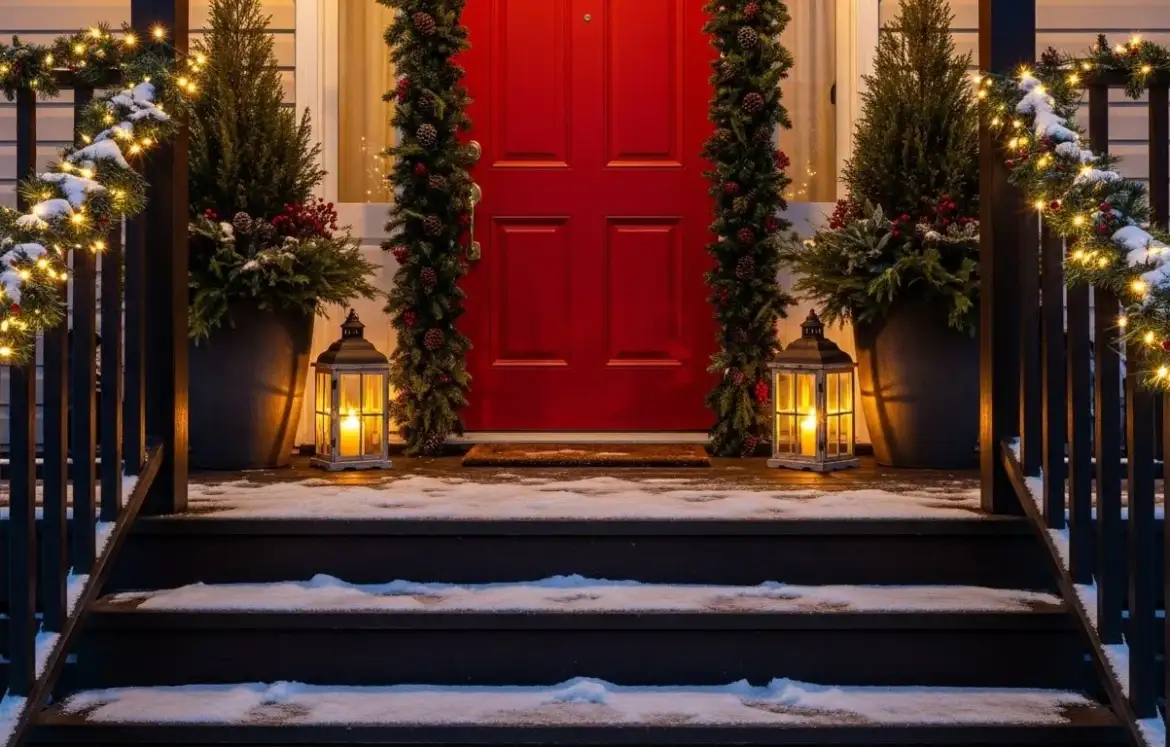 20 Front Porch Christmas Decor Ideas to Wow Your Neighbors