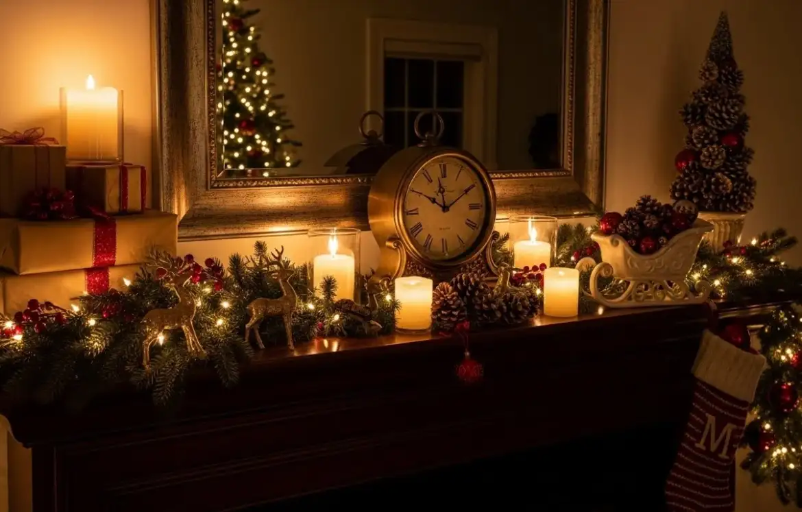 20 Christmas Mantle Decor Ideas That Wow Guests