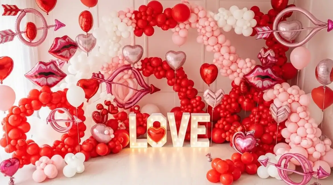 valentine balloon decor valentine balloon decor